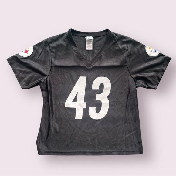 NFL Polamalu #43 Steelers Black Women’s Football Jersey - Picture 4 of 7